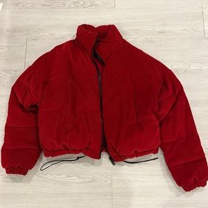 Red Urban Outfitters Puffer
